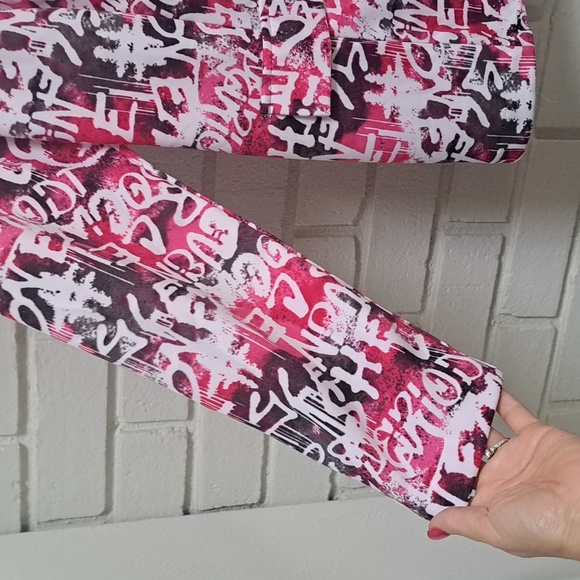 Wearever Pink/Black 1 Button Blazer Jacket. Size 2X (Runs small) NWOT - Picture 3 of 9